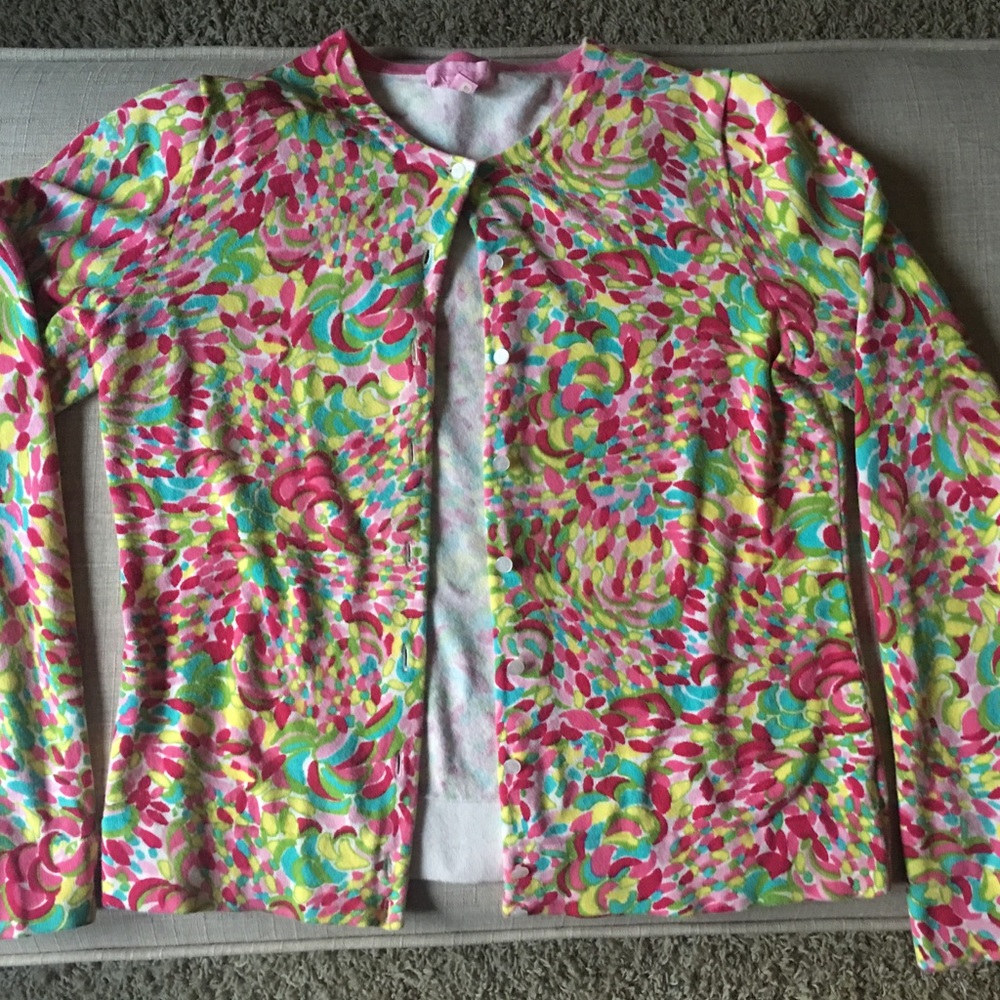 Lilly Pulitzer Multi-color Cardigan - Worn Twice!